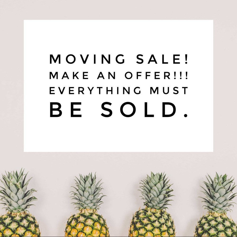 Everything must be sold! Make an offer